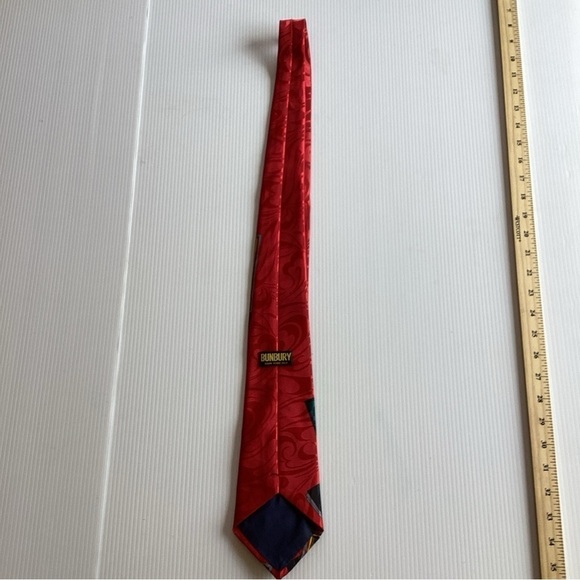 Tom and Jerry bunbury Mens Neck TIE Cartoon Football Vintage 100% silk - Picture 7 of 8